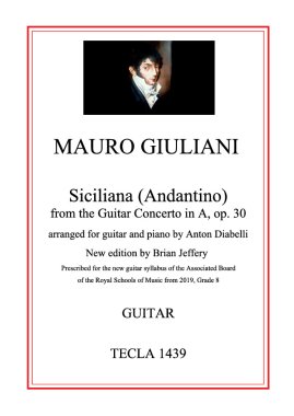 Giuliani | Siciliana for guitar and piano | PDF Download