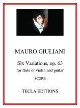 Giuliani | Six Variations op 63 for guitar and violin | PDF Download
