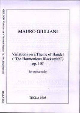 Giuliani | Variations on a Theme of Handel for solo guitar