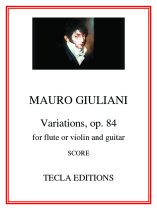 Giuliani | Variations, op. 84 for guitar and flute | PDF Download