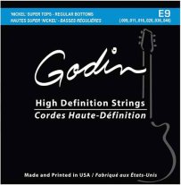 Godin E9 Nickel Wound Electric Strings, 'Super Tops'/Reg. Bottom 9-46