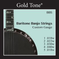 Gold Tone BBS 5 String Baritone Banjo Strings, Full Set