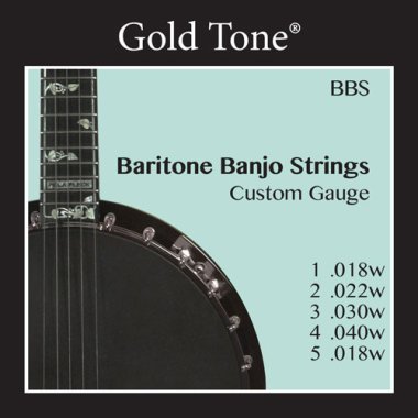 Gold Tone BBS 5 String Baritone Banjo Strings, Full Set