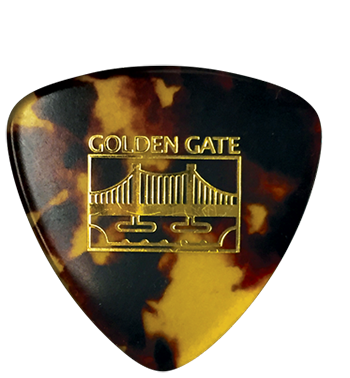 Golden Gate MP-30 Deluxe Tortoise Large Triangle, Stiff, One Pick