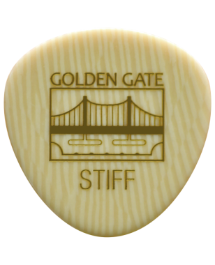 Golden Gate MP-321 Ivoroid Rounded Triangle, Stiff, One Pick