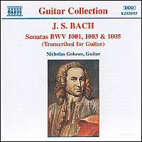 Goluses | J.S. Bach - Sonatas BWV 1001, 1003, & 1005 CD