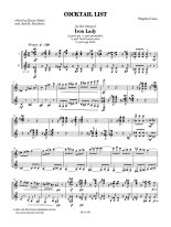 Goss | Cocktail List for 2 guitars