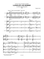 Goss | Landscape and Memory for 2 guitars & string quartet