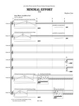 Goss | Minimal Effort for guitars ensemble