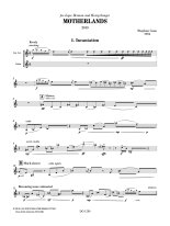 Goss | Motherlands for guitar and soprano saxophone