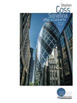 Goss | Sonatina after a Concerto for solo guitar
