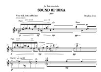 Goss | Sound of Iona - for solo guitar
