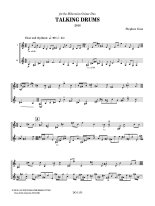 Goss | Talking Drums for 2 guitars