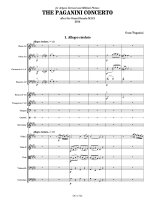 Goss | The Paganini Concerto - score for 2 guitar and orchestra