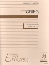 Grieg | Norwegian Dances Op. 35, Nos 2 and 3 for 4 guitars