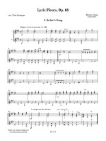 Grieg arr. by Dumigan | Lyric Pieces, Op. 68 for 2 guitars