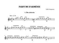 Guegamian | Parfums d'Armenie for solo guitar