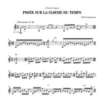 Guegamian | Posee sur la cloche du temps for solo guitar