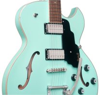 Guild Starfire I Florentine-Cut Semi-Hollow Body with Vibrato, Seafoam Green