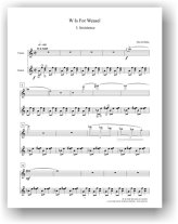 Hahn | W Is For Weasel for guitar & violin