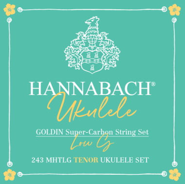 Hannabach 243MHTLG Super Carbon Low G Ukulele Strings, Tenor