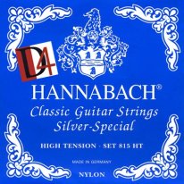 Hannabach 815HT Silver Special w/ Durable D Classical Guitar Strings