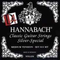 Hannabach 815MT Silver Special w/ Durable D Classical Guitar Strings