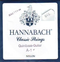 Hannabach 840 70cm Quintbass Classical Guitar Strings, Full Set