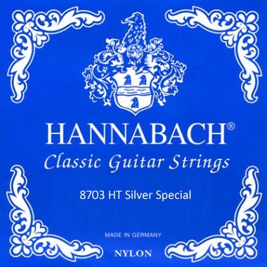 Hannabach 870 Silver Wound 8703HT- 3rd string (g) High Tension