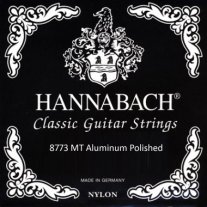 Hannabach 877 - Aluminum Polished 3rd string (g) Medium Tension