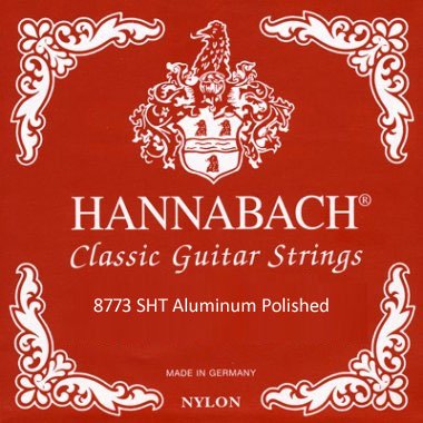 Hannabach 877 - Aluminum Polished 3rd string (g) Super High Tension