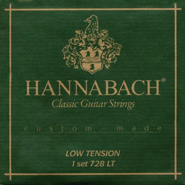 Hannabach Custom Made 728 LT Classical Guitar Strings, Full Set
