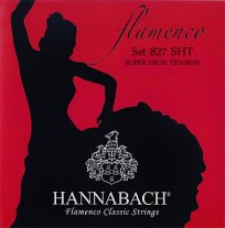 Hannabach Flamenco 827SHT Nylon Guitar Strings, Full Set