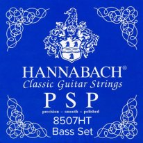 Hannabach Precision Smooth Polished 8507HT Guitar Strings, Bass Set