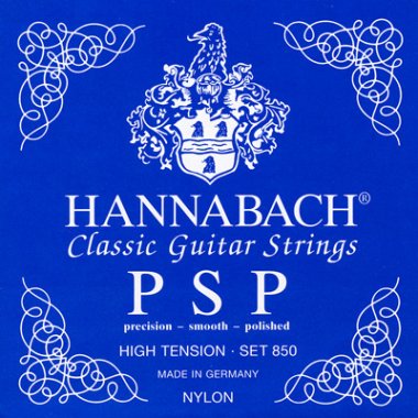 Hannabach Precision Smooth Polished 850HT PSP Guitar Strings, Full Set