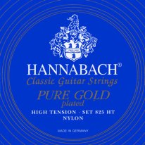 Hannabach Pure Gold 825HT Classical Guitar Strings, Full Set