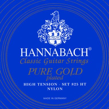 Hannabach Pure Gold 825HT Classical Guitar Strings, Full Set