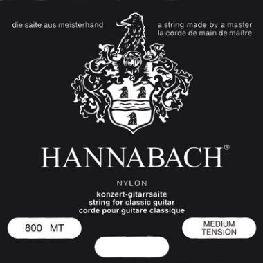 Hannabach Silver Plated 800MT Classical Guitar Strings, Full Set