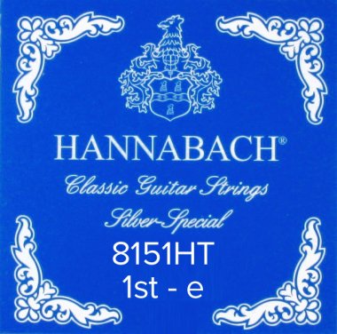 Hannabach Silver Special 8151HT - 1st string (e) high tension