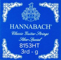 Hannabach Silver Special 8153HT - 3rd string (g) high tension