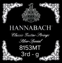 Hannabach Silver Special 8153MT - 3rd string (g) Medium Tension