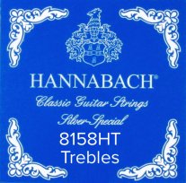 Hannabach Silver Special 8158HT Classical Guitar Strings, Treble Set