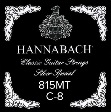 Hannabach Silver Special 8158ZMT - 8th string (C) Medium Tension