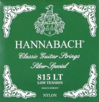 Hannabach Silver Special 815LT Classical Guitar Strings, Full Set