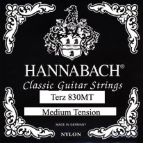 Hannabach Terz Guitar 830MT 570mm, Full Set