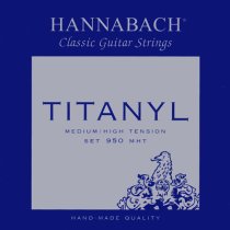 Hannabach Titanyl 9508MHT Classical Guitar Strings, Treble Set