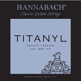 Hannabach Titanyl 950MT - Medium Tension, Full Set