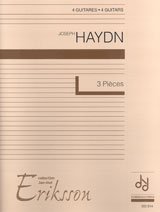 Haydn | 3 Pieces Sheet Music for 4 Guitars
