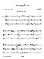 Haydn arr. by Beer-Demander | 2 Cassations for mandolin, violin, cello