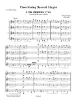 Healy | Three Moving Classical Adagios for 4 guitars